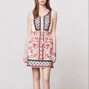 Anthropologie SB by Sachin+Babi Embroidered Dress